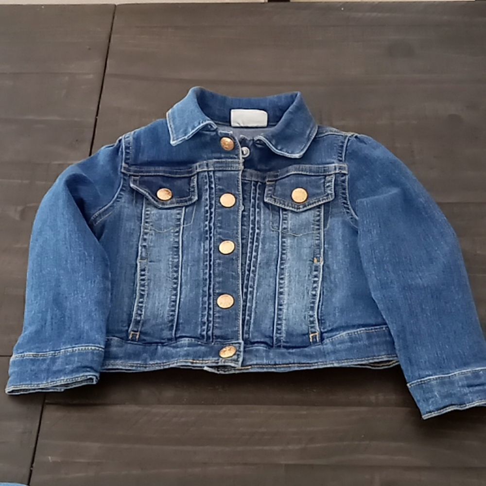 Crazy 8 denim jacket little girls 3T